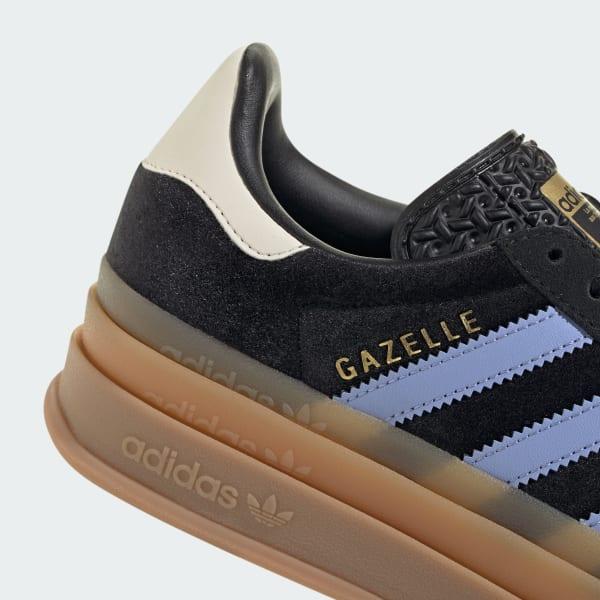 ADIDAS ORIGINALS GAZELLE BOLD J      CBLACK/BLUSPA/WONWHI