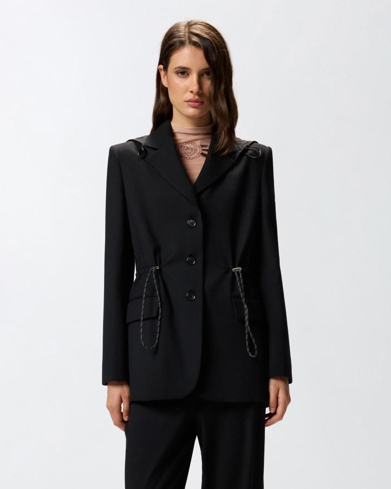 PINKO ARTEMISIA GIACCA FLANELLA DIAG