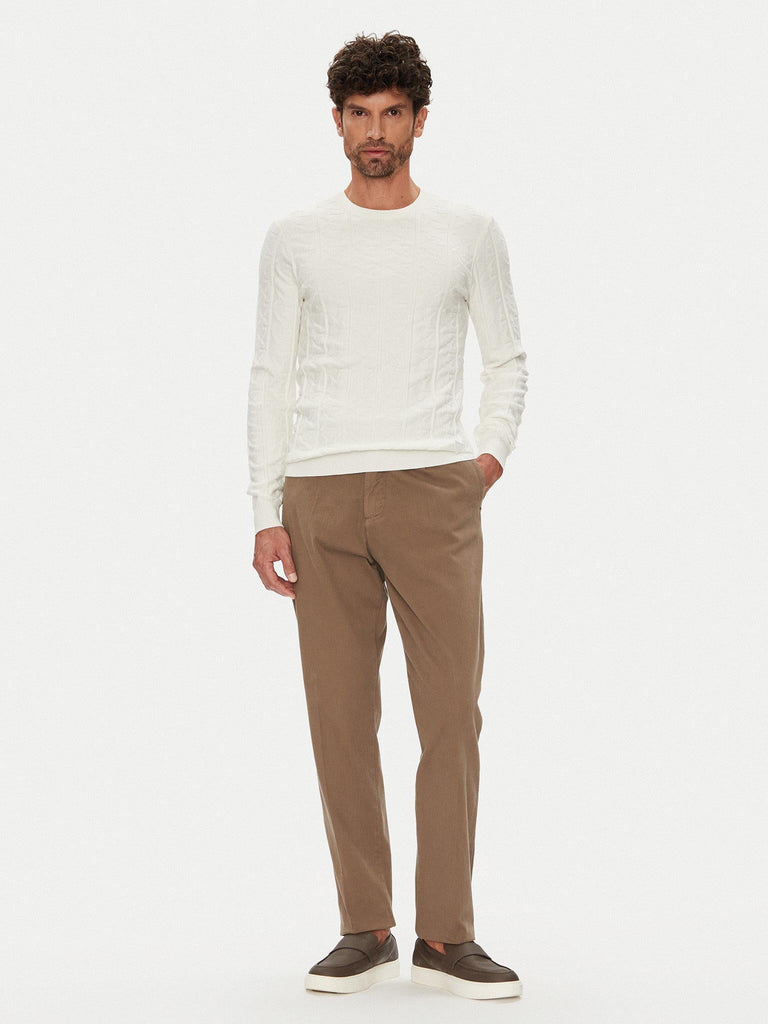 GUESS HERON CN LS MONOGRAM SWEATER