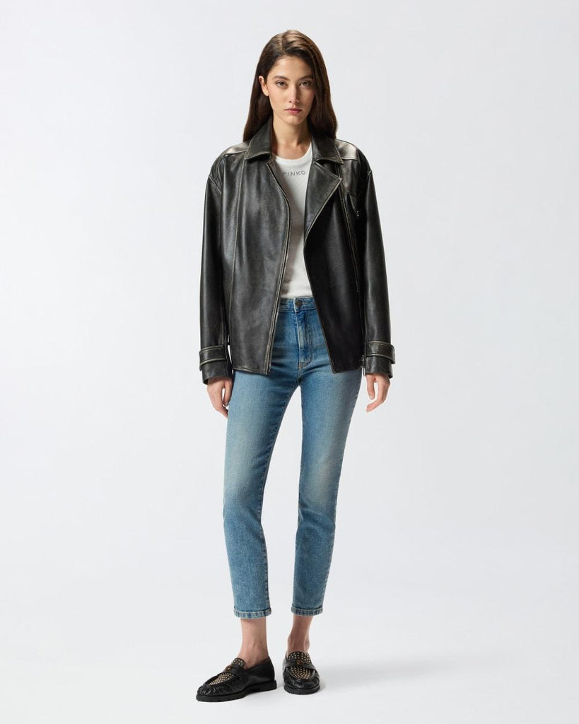 PINKO SABRINA SKINNY STRETCH BLUE DE