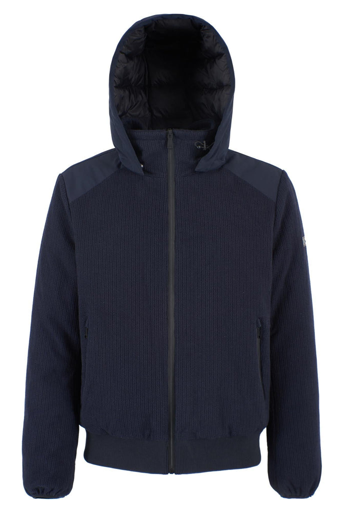 YES ZEE GIUBBINO UOMO IN MAGLIA CON INSERTI SOFTSHELL