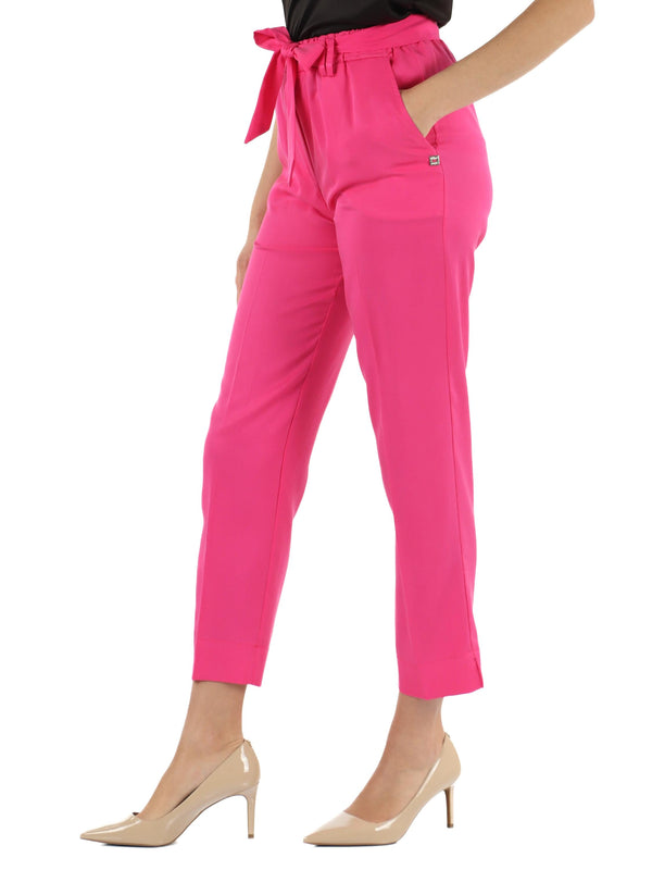 MARKUP PANTALONE IN TENCEL CON CINTUR