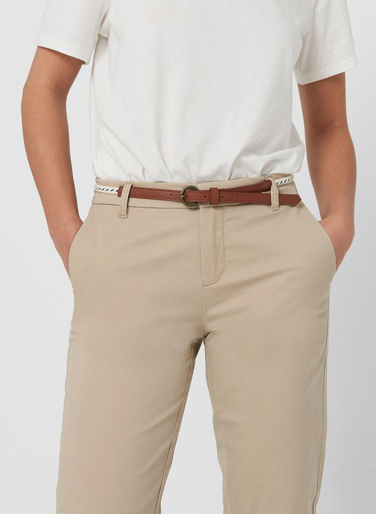 ONLY ONLBIANA MW COTTON BELT CHINO PNT NOOS