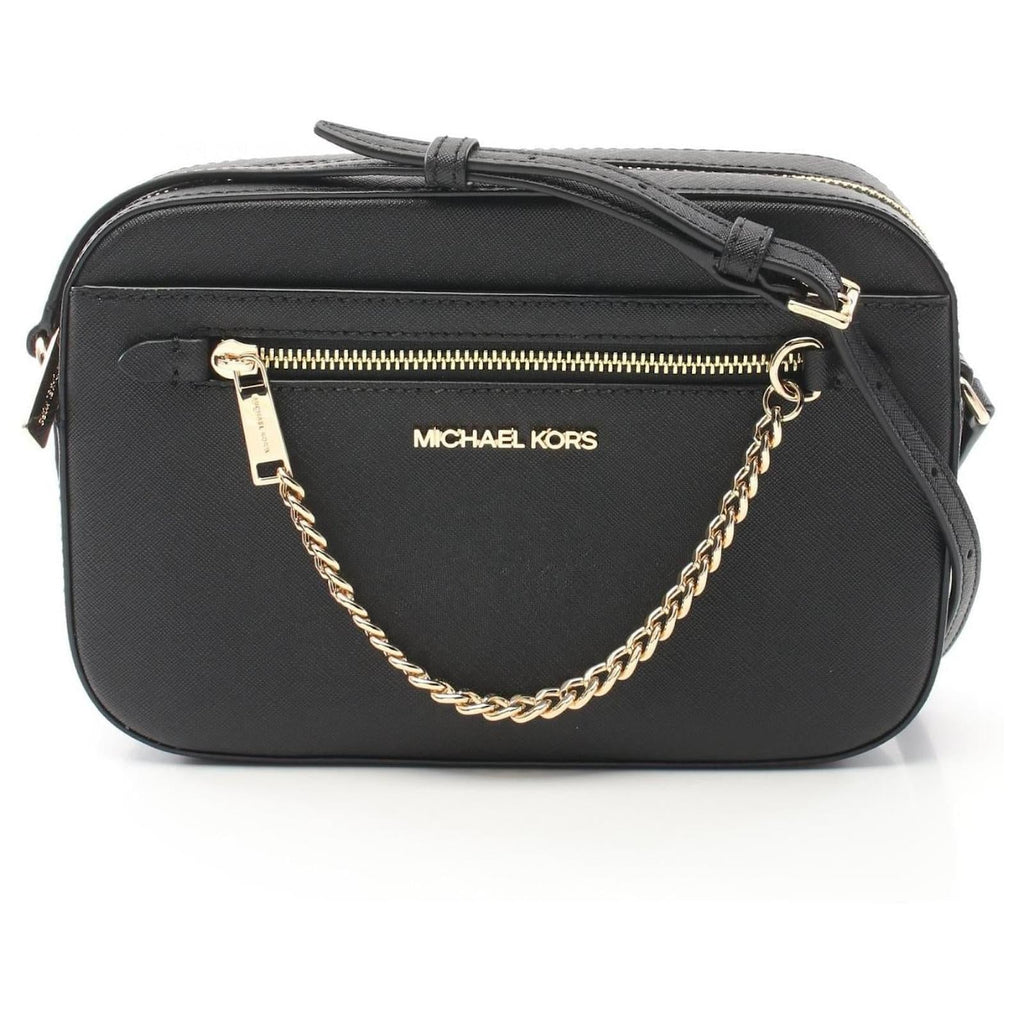 MICHAEL KORS LG EW ZP CHAIN XBODY LEATHER