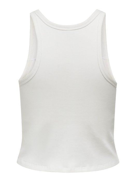 ONLY ONLVELMA RIB PADDED CROP TOP ACC