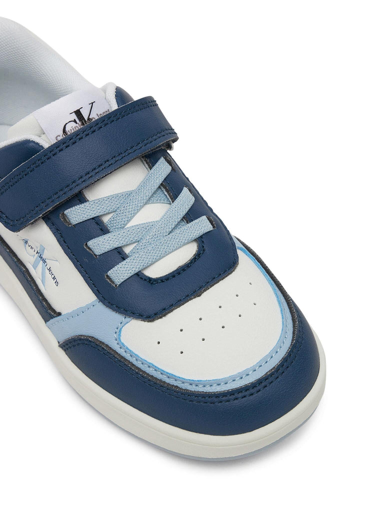 CALVIN KLEIN JEANS SNEAKER BASSA LACCI/VELCRO