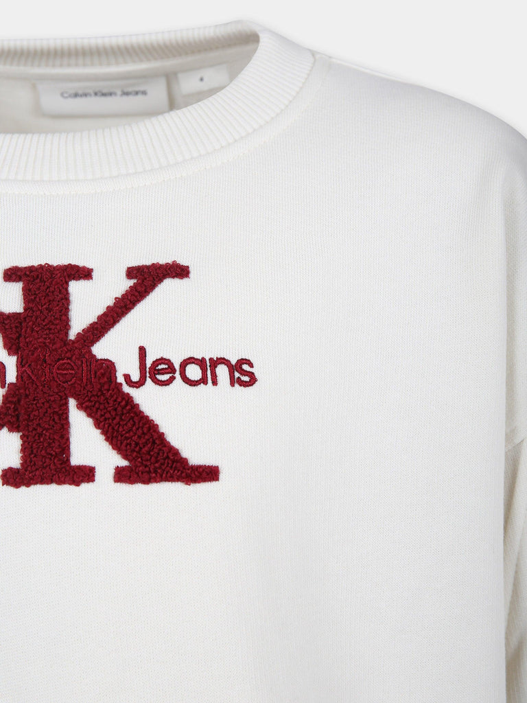 CALVIN KLEIN JEANS TEDDY MONOLOGO FLEECE CN