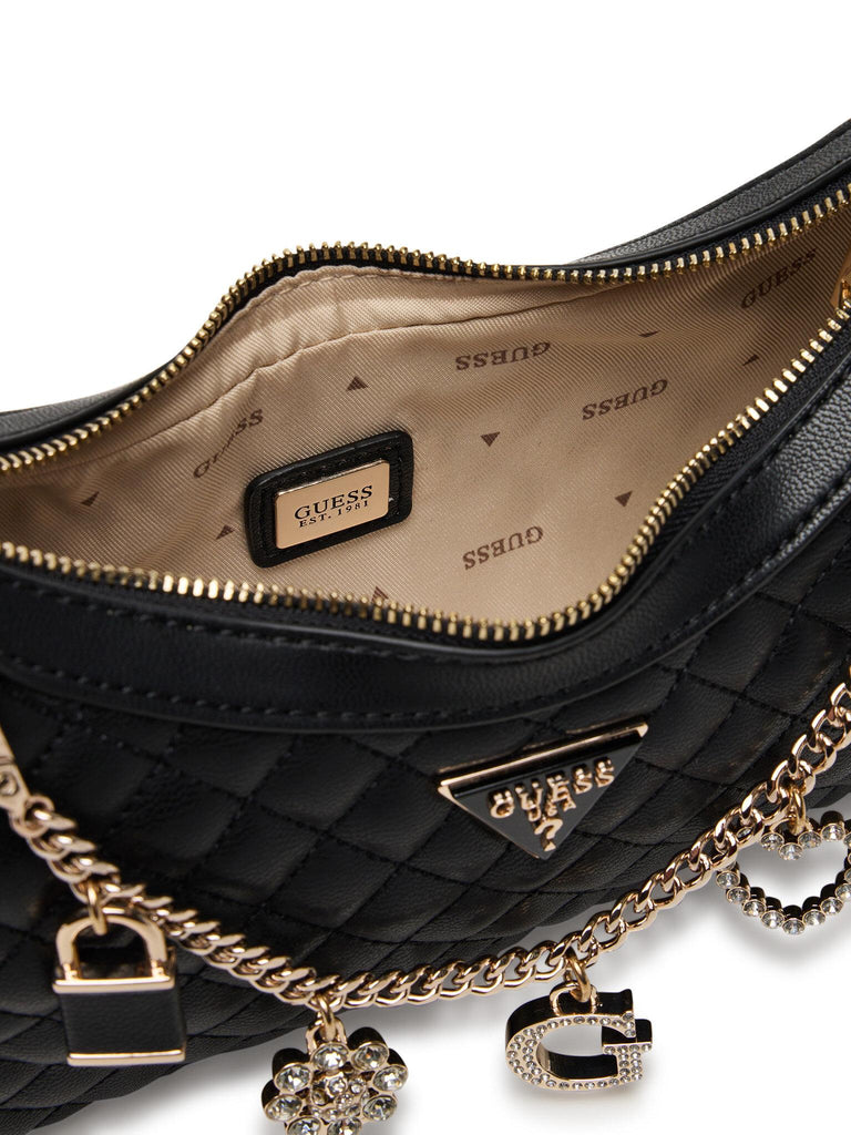 GUESS EVERLEE TOP ZIP SHOULDER BAG