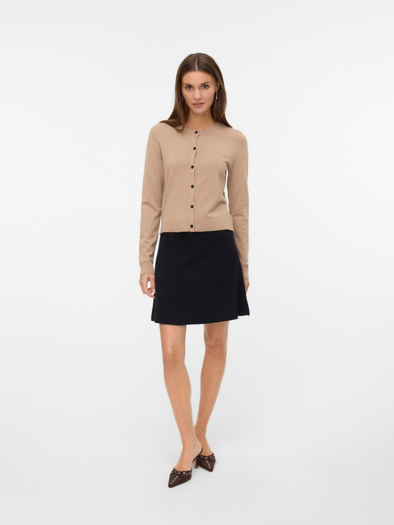 VERO MODA VMVICKY LS O-NECK BUTTON CARDIGAN NOOS