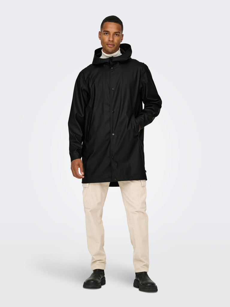 ONLY&SONS ONSLUCA RAIN COAT OTW NOOS