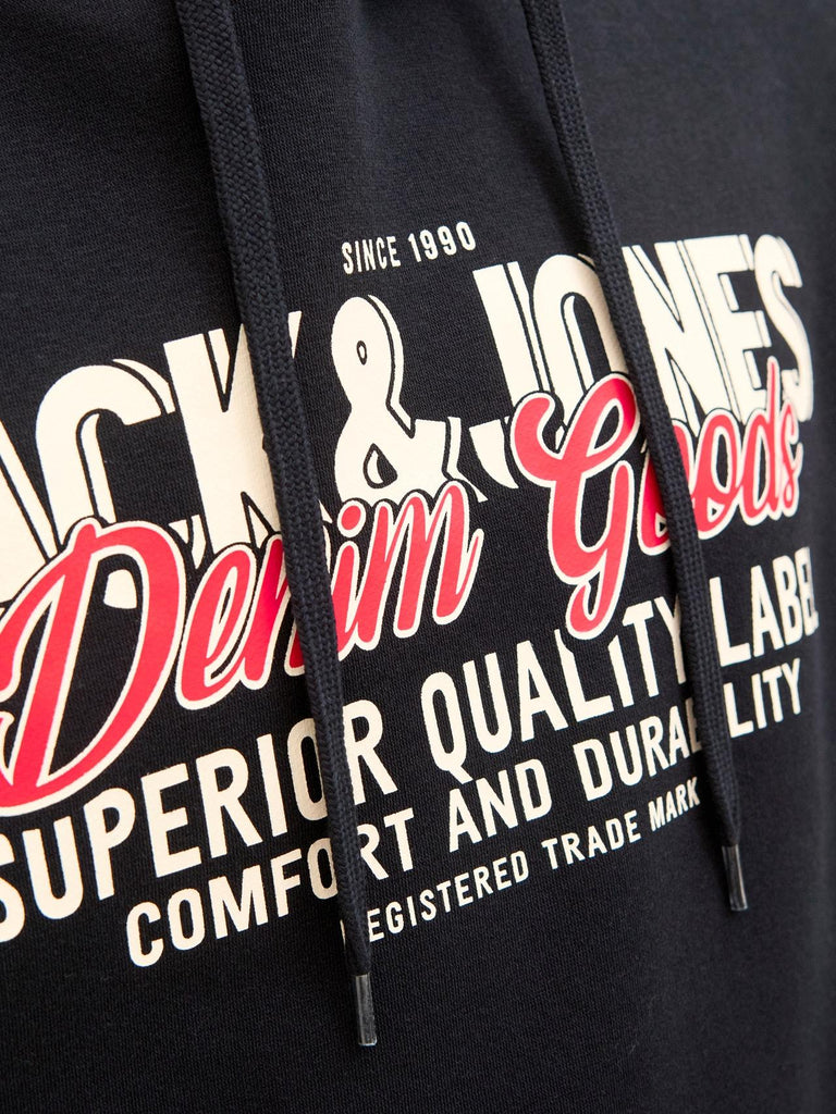 JACK AND JONES JJELOGO SWEAT HOOD 2 COL 25/26 NOOS