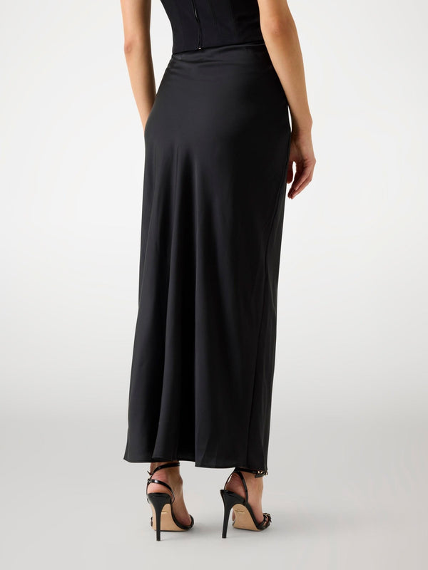 GUESS SIBILLA LONG SATIN SKIRT