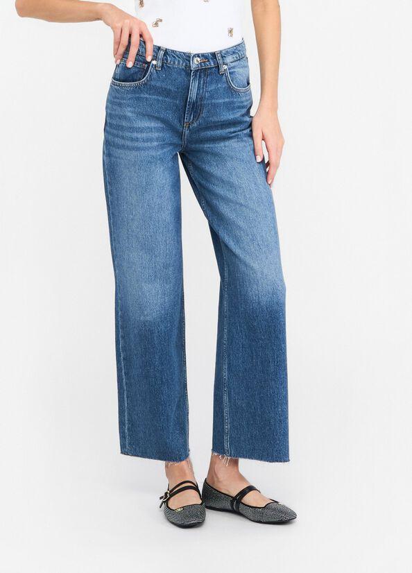 LIU JO PANT. BONE WIDE LEG L.W.