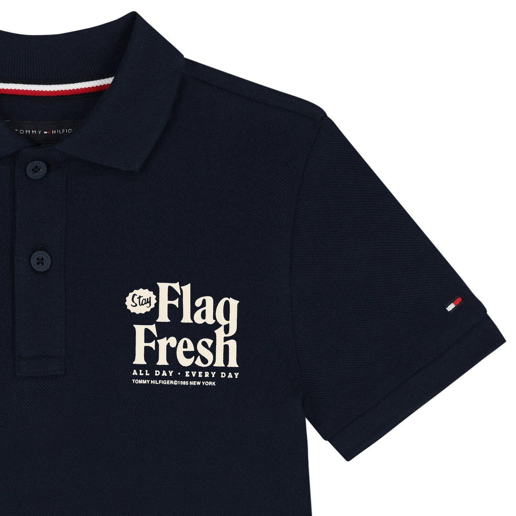 TOMMY HILFIGER FLAG FUN REG POLO SS