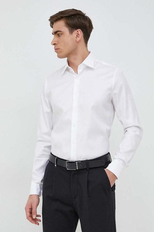 MICHAEL KORS 2PLY STRETCH TWILL  SLIM FIT  SHIRT