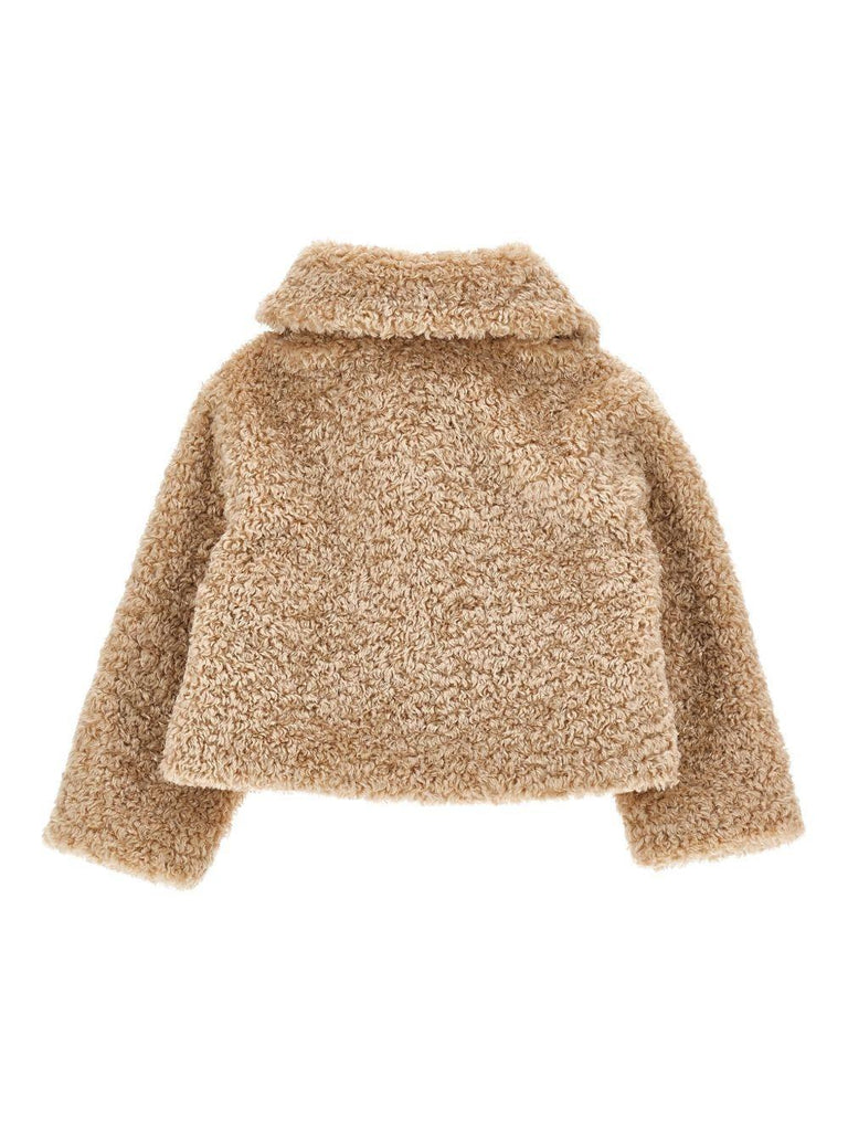 MONNALISA TEDDY CROP JACKET CURLY P