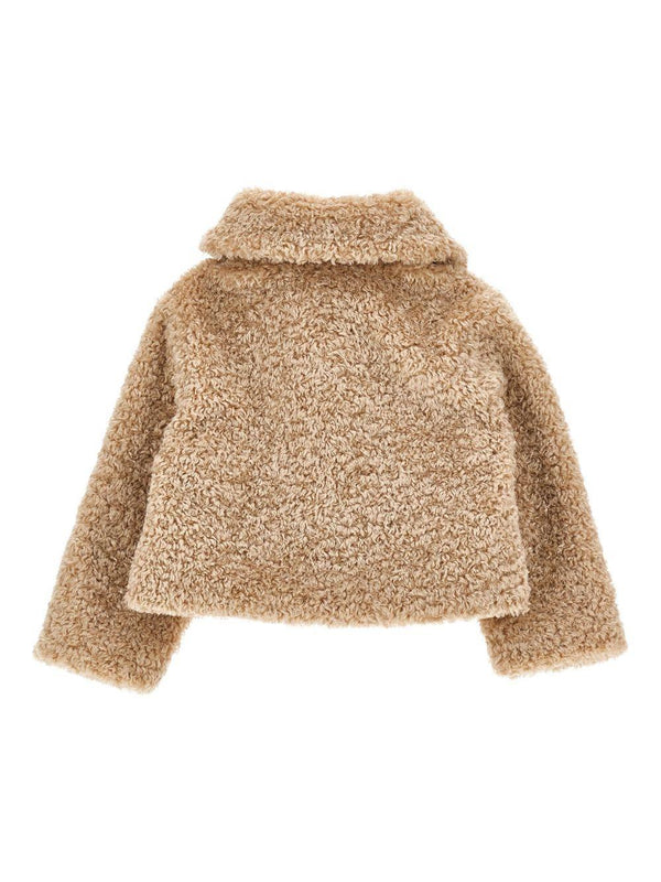 MONNALISA TEDDY CROP JACKET CURLY P