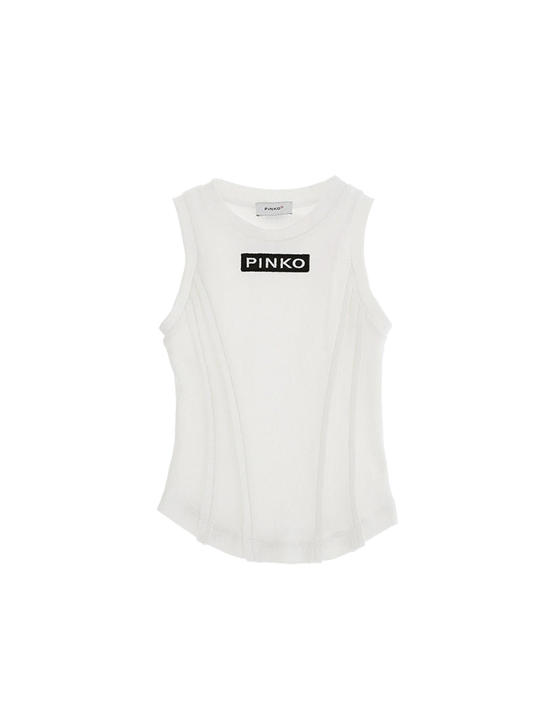 PINKO CANOTTA CON RICAMO