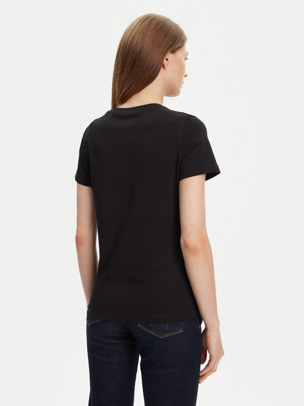 GUESS SS CN PEARLS LOVE TRIANGLE TEE