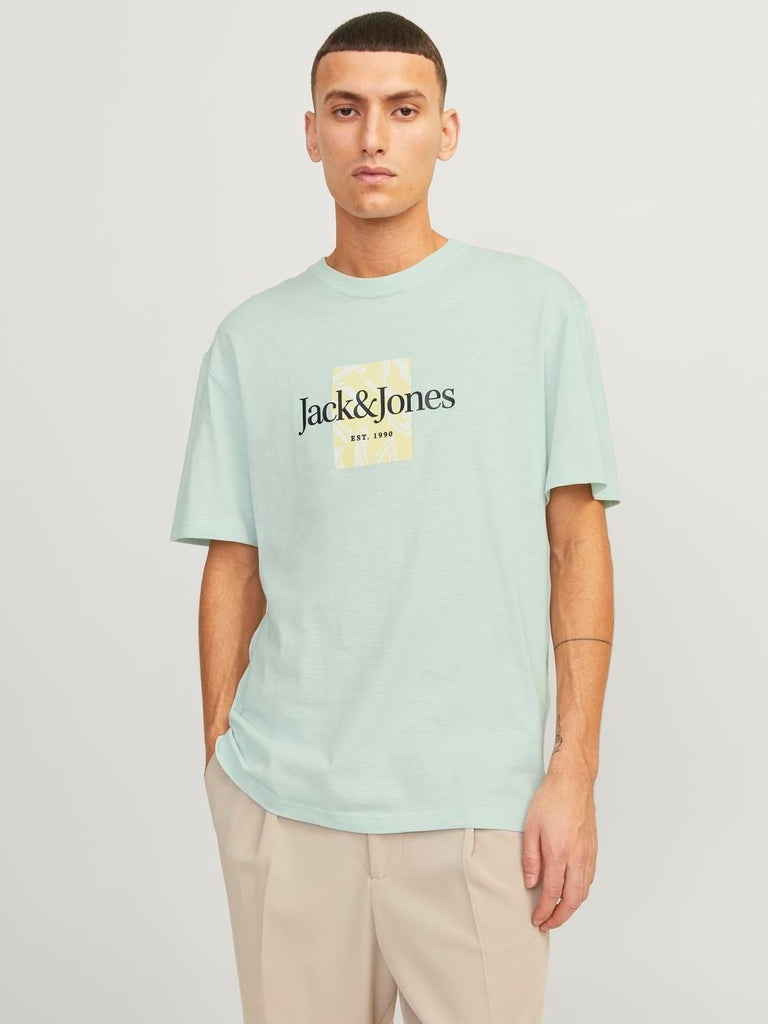 JACK AND JONES JORLAFAYETTE BRANDING TEE SS CREW NECK