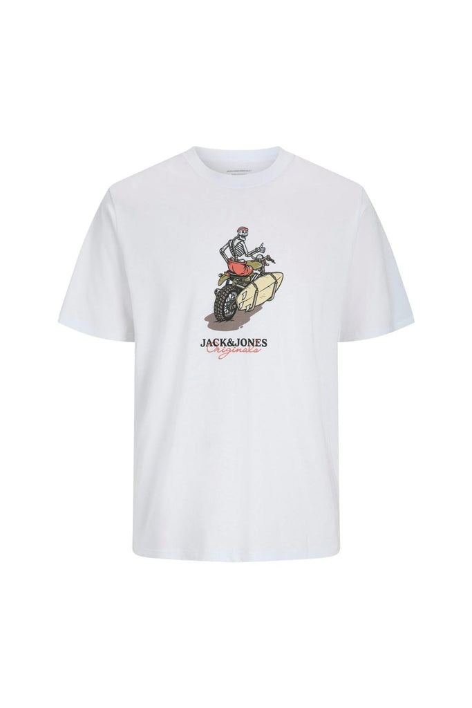 JACK AND JONES JORSKULL COAST TEE SS CREW NECK