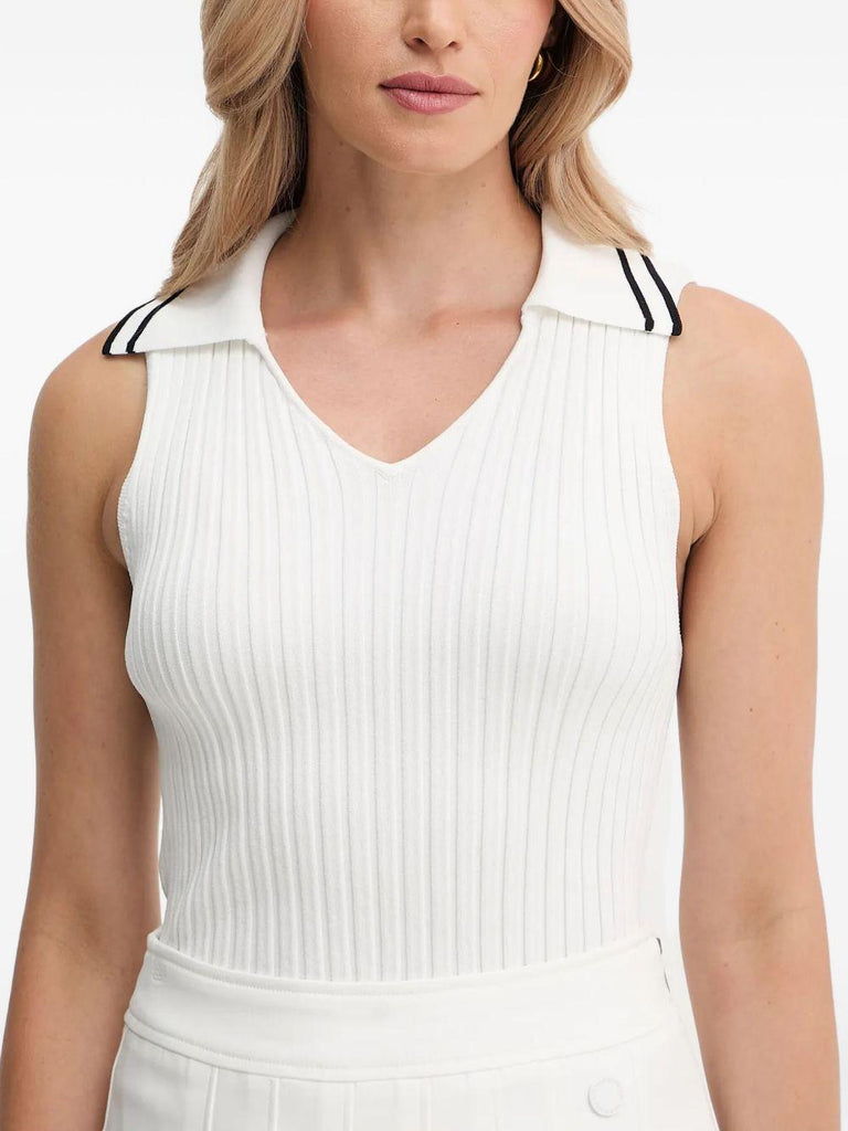 PINKO LIPARI CANOTTA RIBBED VISCOSA