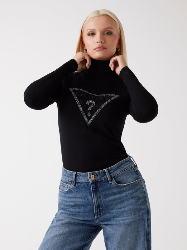 GUESS LS TN MELANIE TRIANGLE LOGO SW