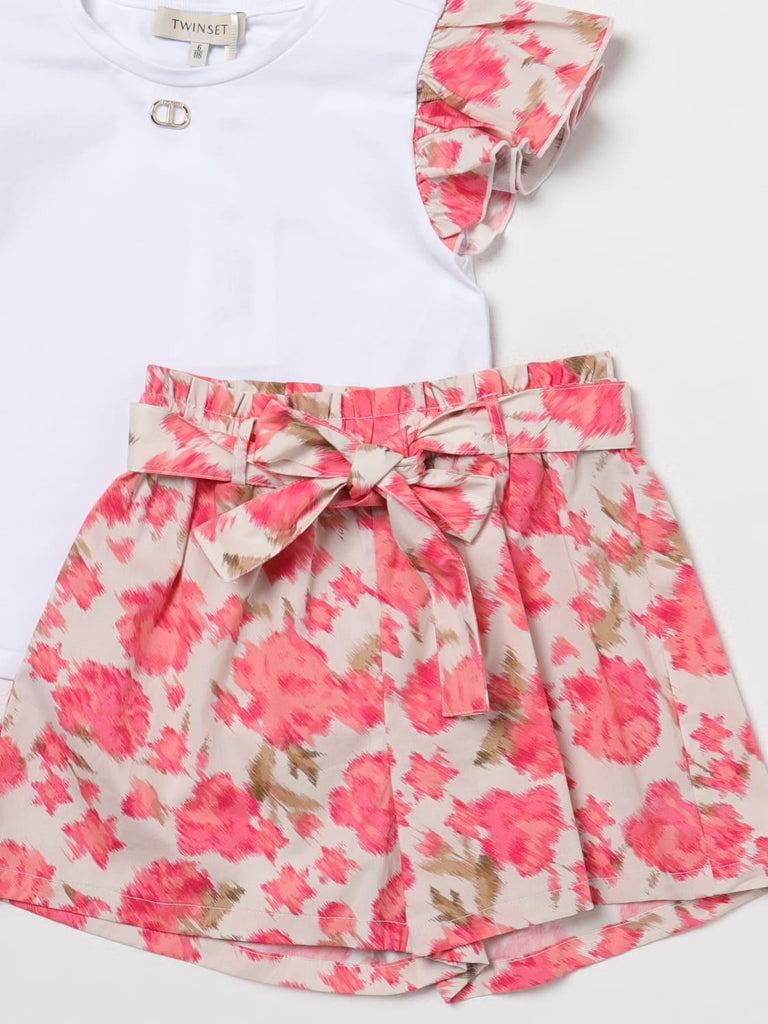 TWINSET COMPLETO (T-SHIRT JERSEY+SHORTS POPELINE ST.FIORI)