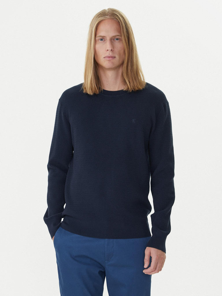 CALVIN KLEIN LS TEXTURE CTTN CREW