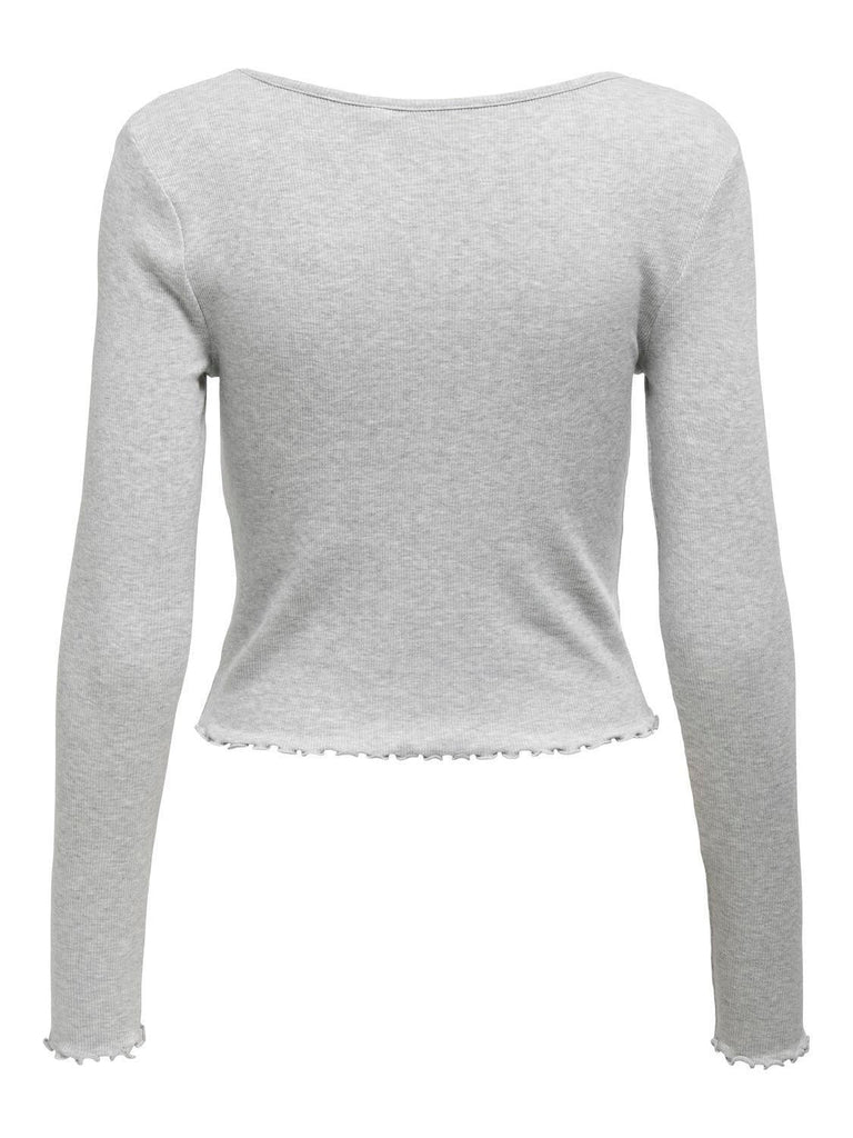 ONLY ONLBETTY L/S V-NECK TOP CC JRS