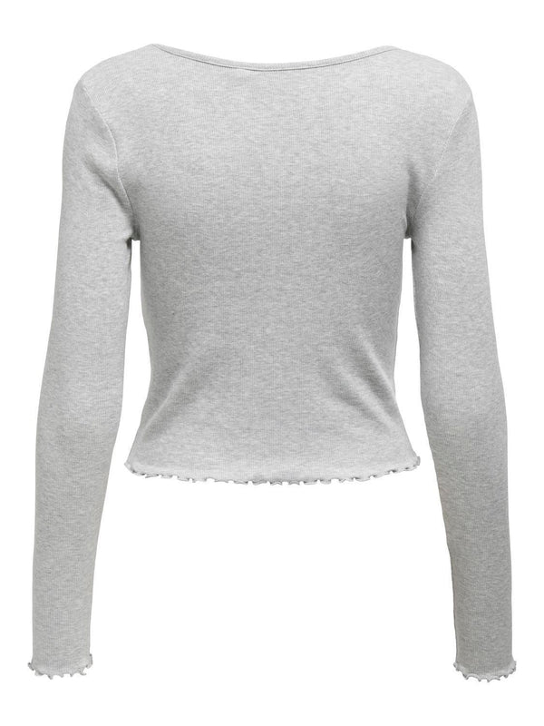 ONLY ONLBETTY L/S V-NECK TOP CC JRS