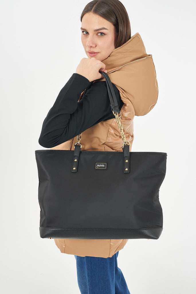 YES ZEE BORSA SHOPPER IN TESSUTO TECNICO