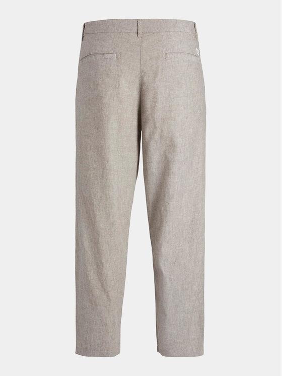 JACK AND JONES JPSTBILL JJDAVE LINEN BLEND TAP. CROP