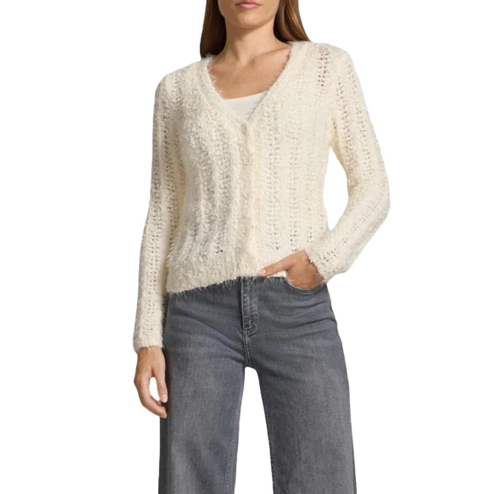 GUESS LS VN BEA OPEN STITCH CARDIGAN