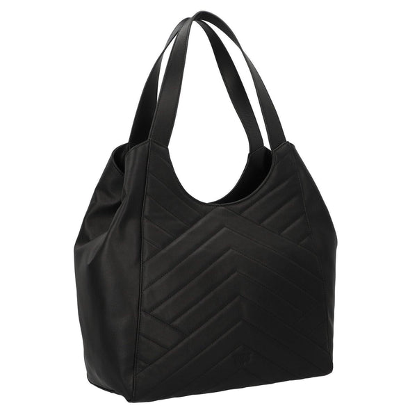 PINKO TOTE BAG VITELLO FIORE PUZZLE