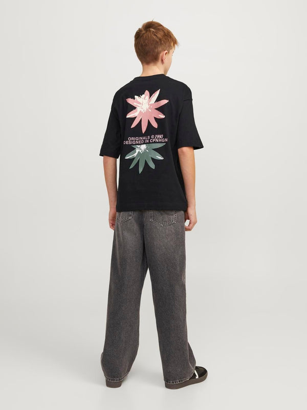 JACK JONES KIDS JORTAMPA BACK TEE SS CREW NECK JNR