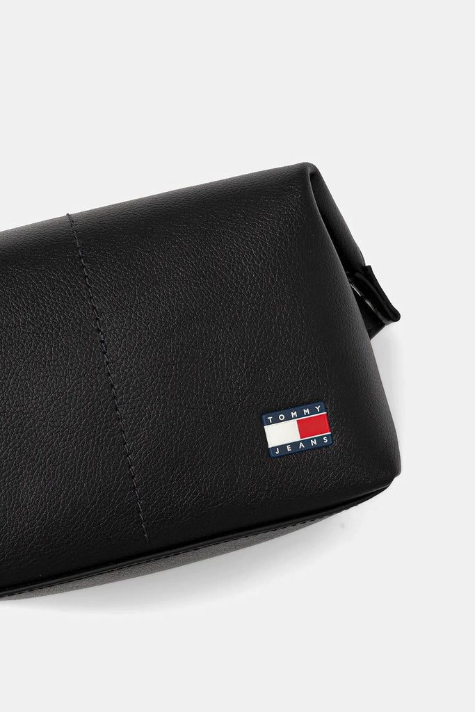 TOMMY JEANS TJM HERITAGE LEATHER WASHBAG