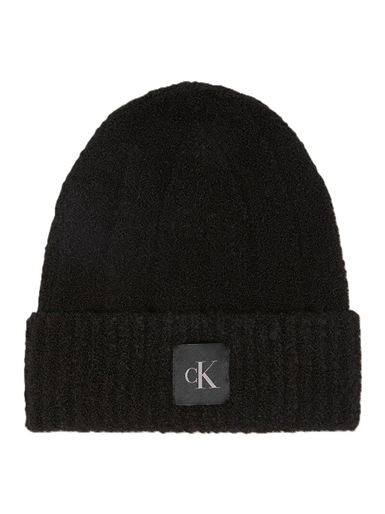 CALVIN KLEIN JEANS CK PATCH BOUCLE BEANIE