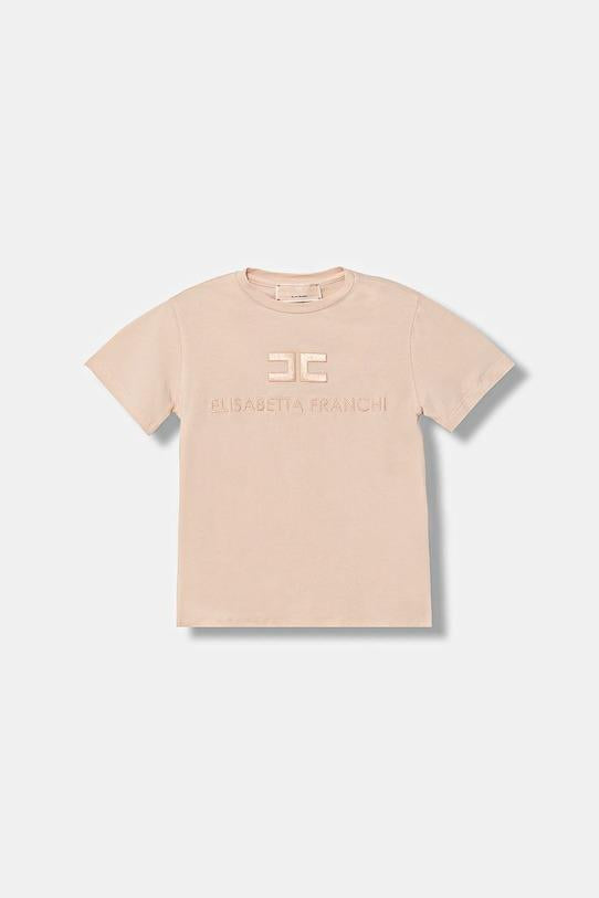 ELISABETTA FRANCHI La Mia Bambina T-SHIRT M/C CON RICAMO