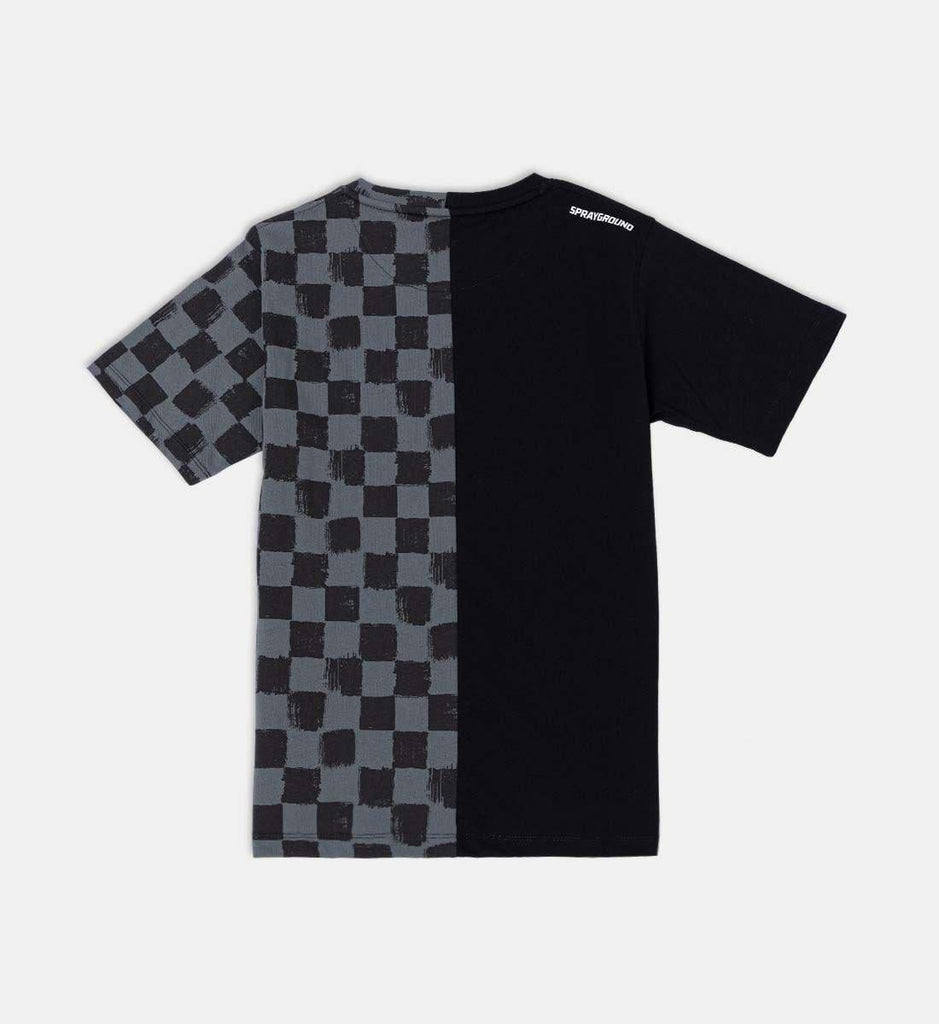 SPRAYGROUND ASTROMANE SPLIT BLACK T-SHIRT