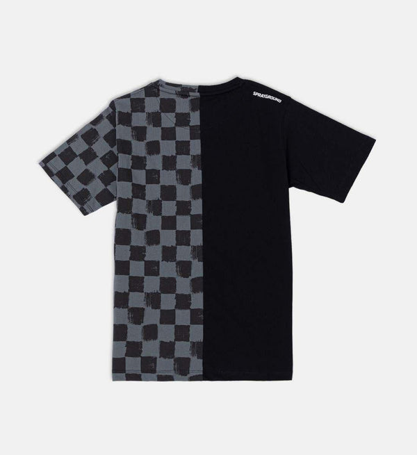 SPRAYGROUND ASTROMANE SPLIT BLACK T-SHIRT