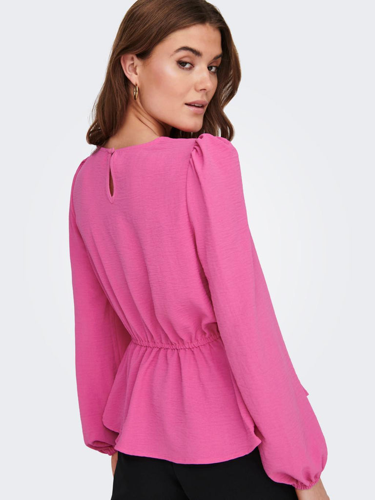 ONLY ONLMETTE DAR L/S O-NECK TOP NOOS WVN