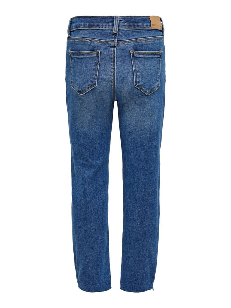 ONLY KIDS KONEMILY ST RAW  MED BLUE JEANS NOOS