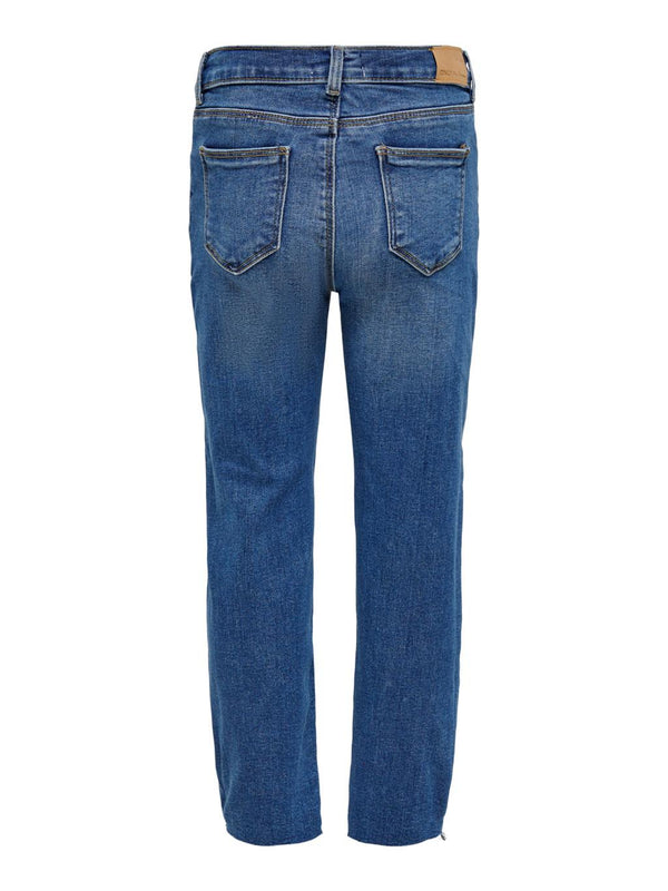 ONLY KIDS KONEMILY ST RAW  MED BLUE JEANS NOOS