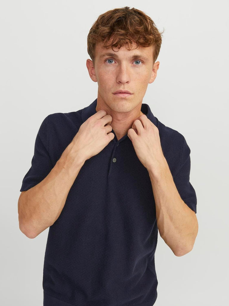 JACK AND JONES JPRBLUSANDRI KNIT POLO SN