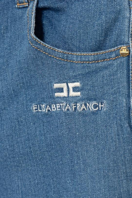 ELISABETTA FRANCHI La Mia Bambina JEANS SKINNY CON RICAMO LOGO