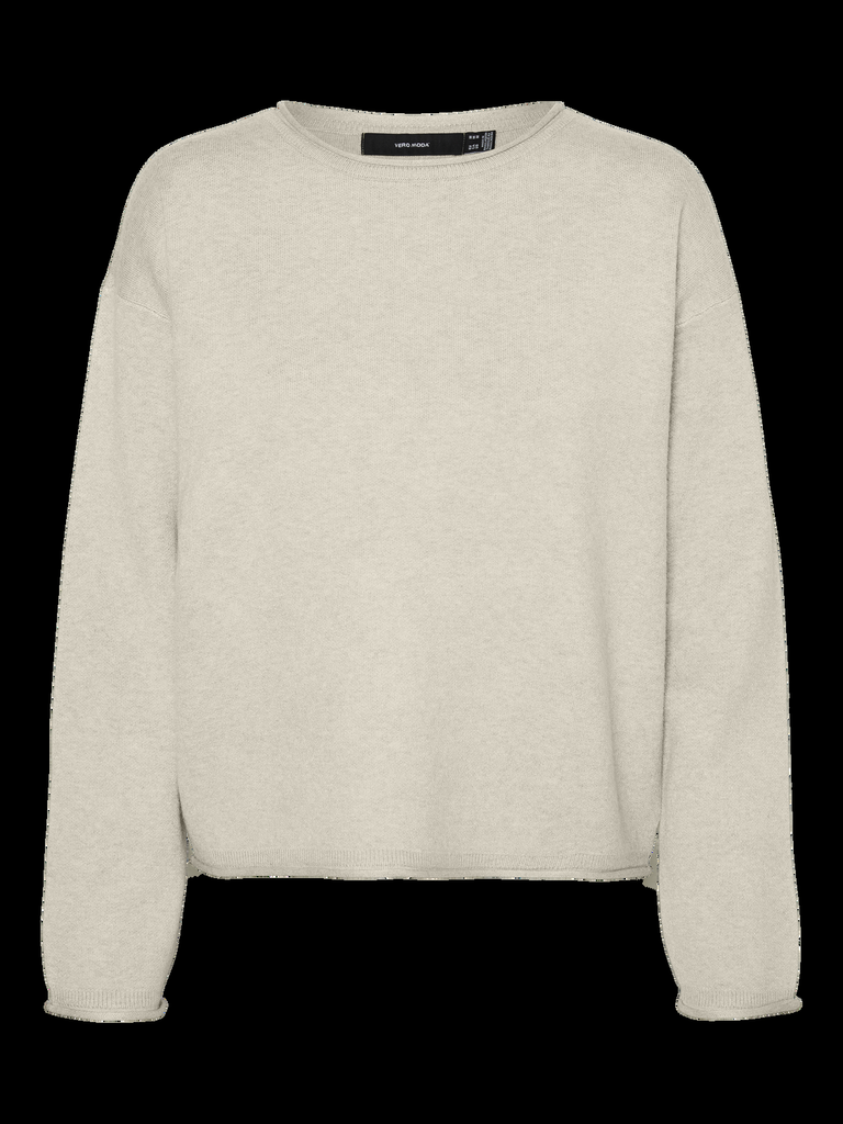 VERO MODA VMGOLD ROLL LS O-NECK PULLOVER GA