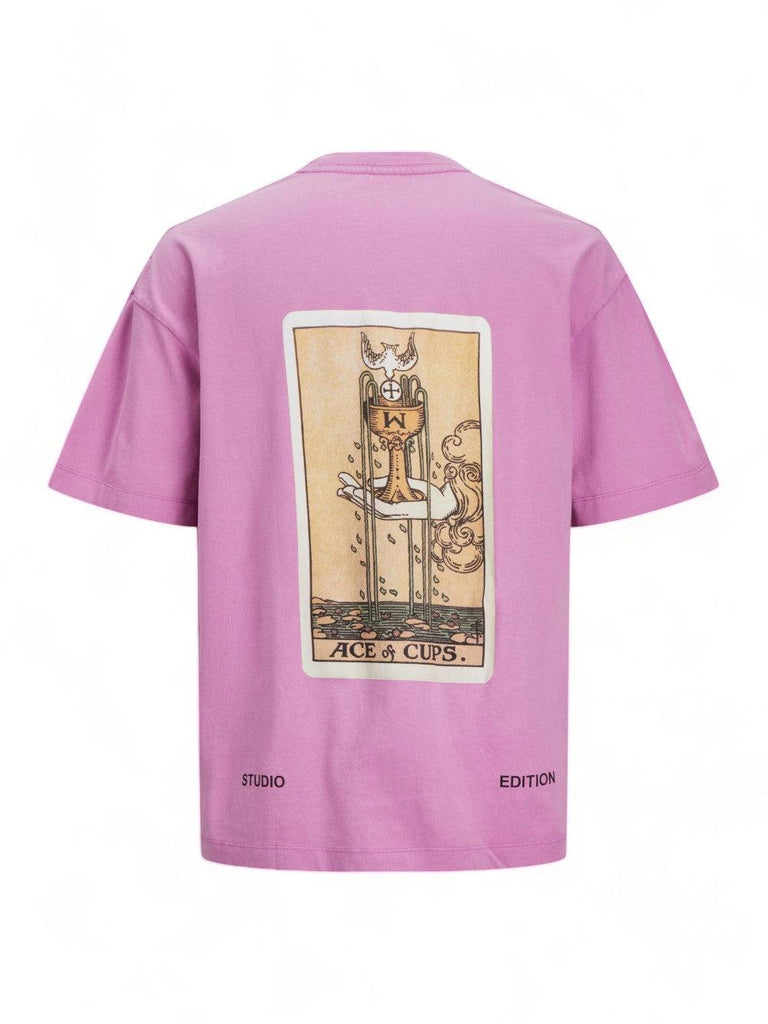 JACK AND JONES JORGRAND PHOTO TEE SS CREW NECK BLK
