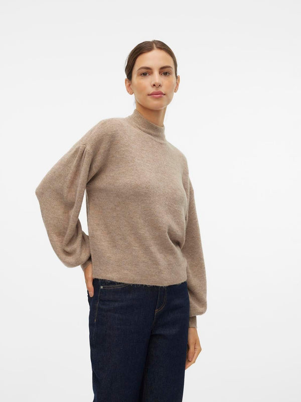 VERO MODA VMNEWRUBELLEFILE LS FUNLNCK PULL REP LCS