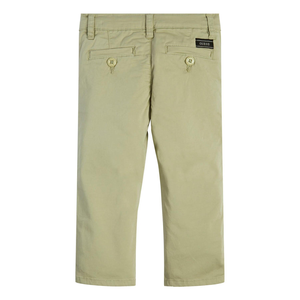 GUESS SATEEN CHINO SLIM PANTS